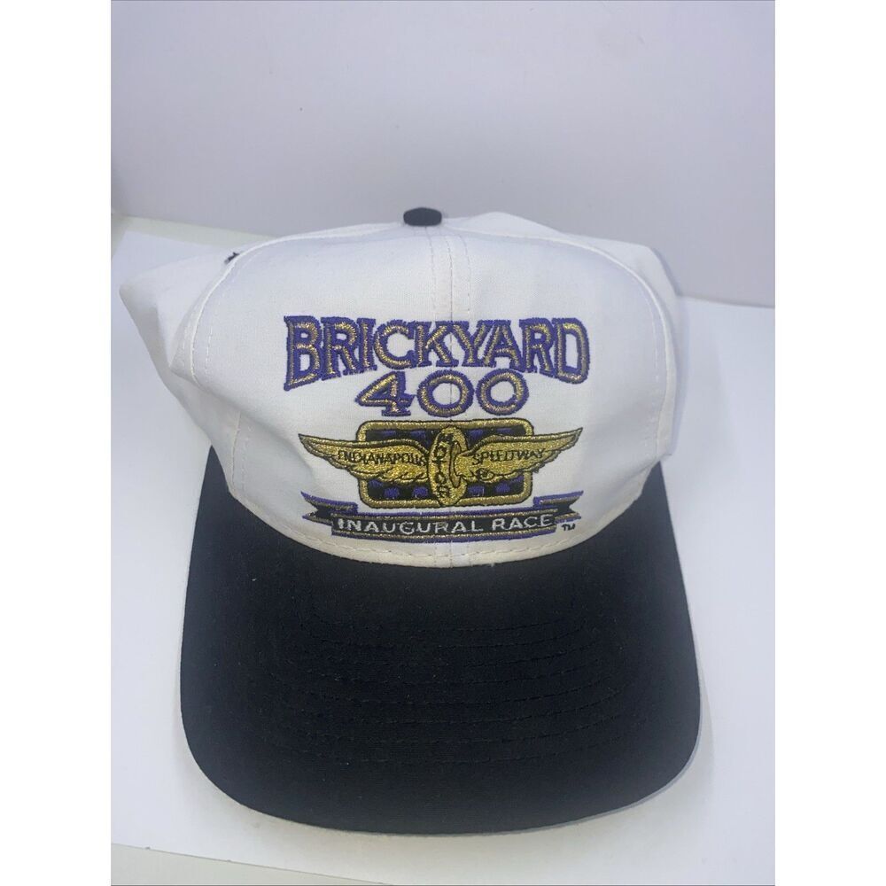 VTG NASCAR Brickyard 400 Indianapolis Snapback Hat Cap Logo 7 Inaugural Race 94